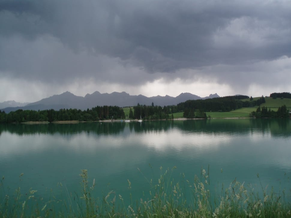 Lake Forggensee, Storm, Summer, reflection, lake preview