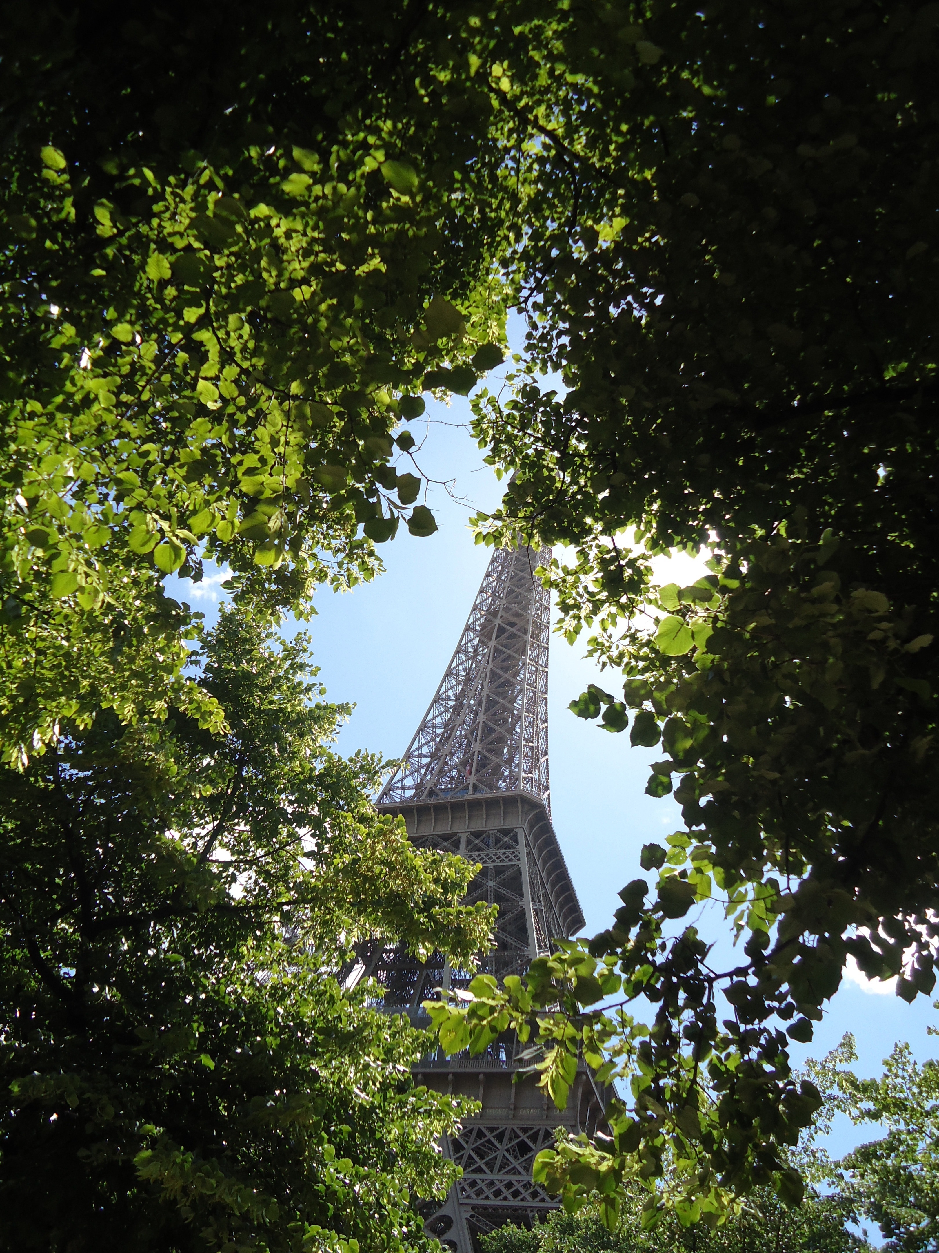 low angle photography of the EIffel Tower