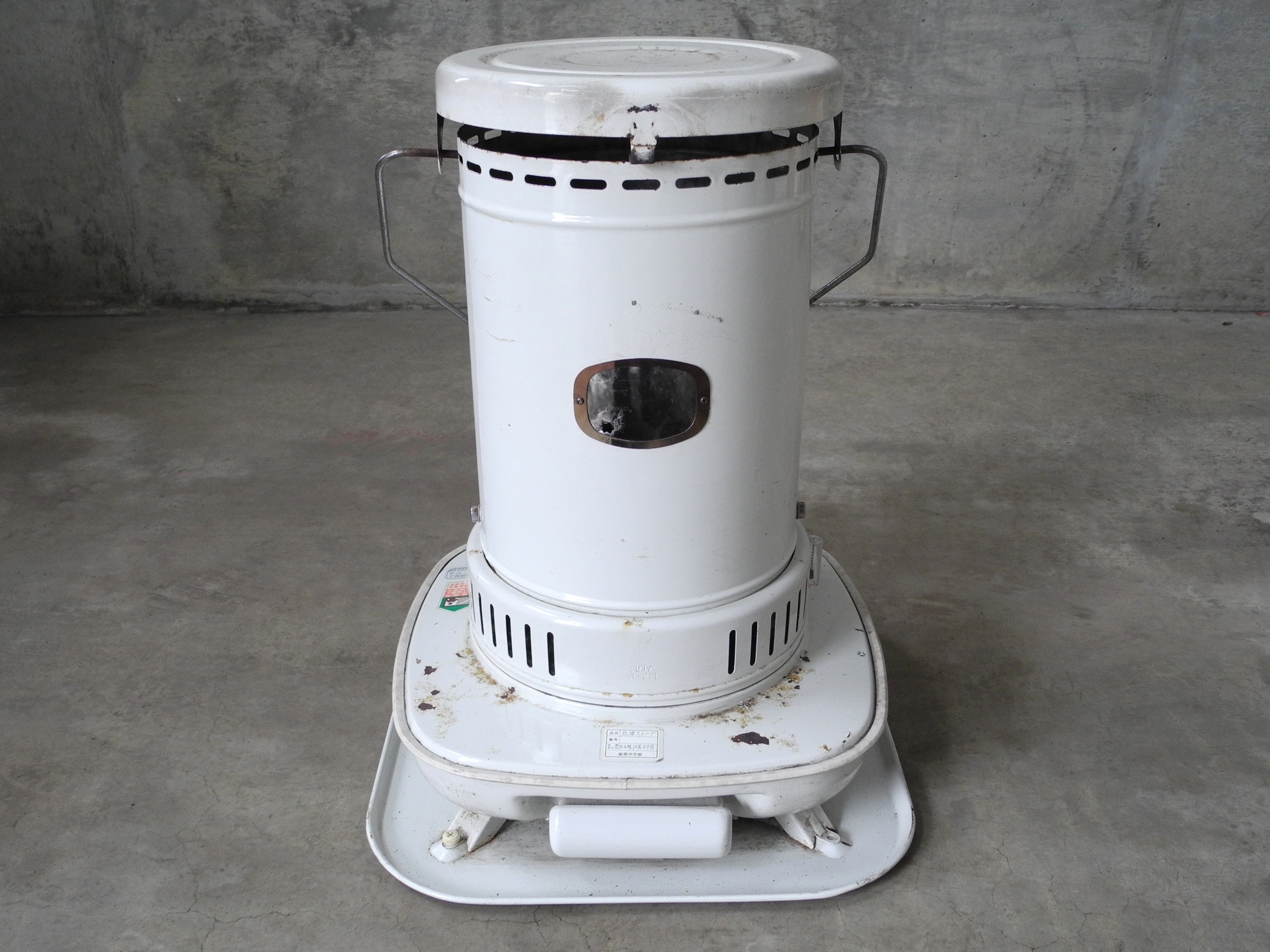 white convection space heater