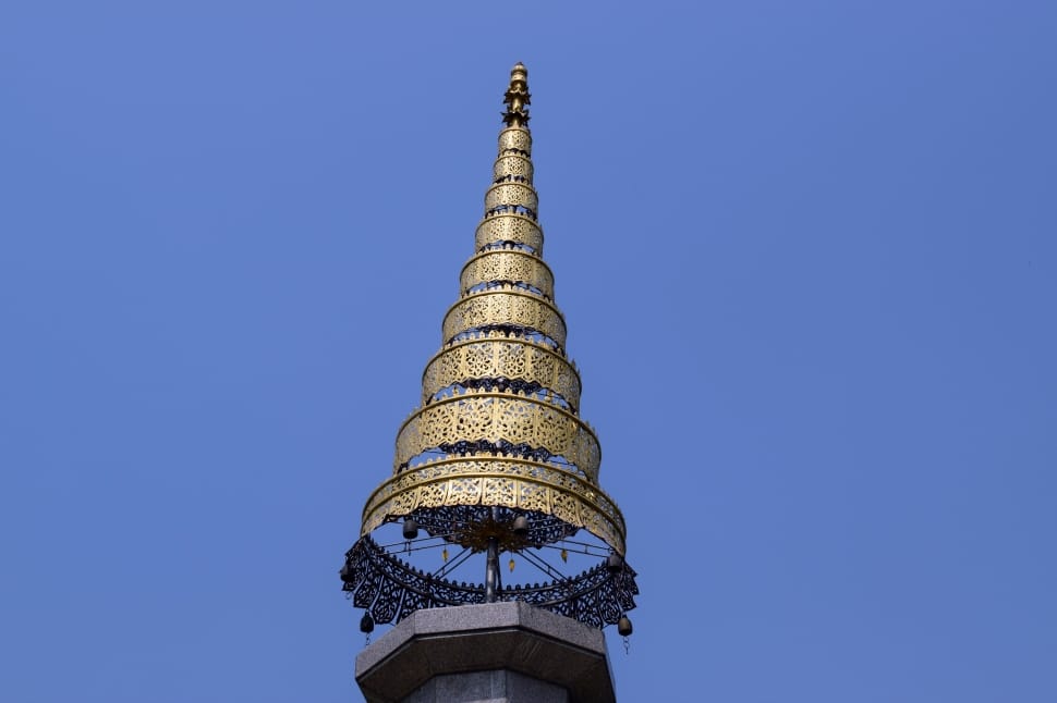 beige cone shaped tower top preview