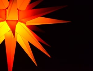 orange lighted star lantern thumbnail