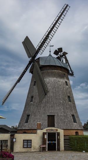 gray and beige windmill thumbnail