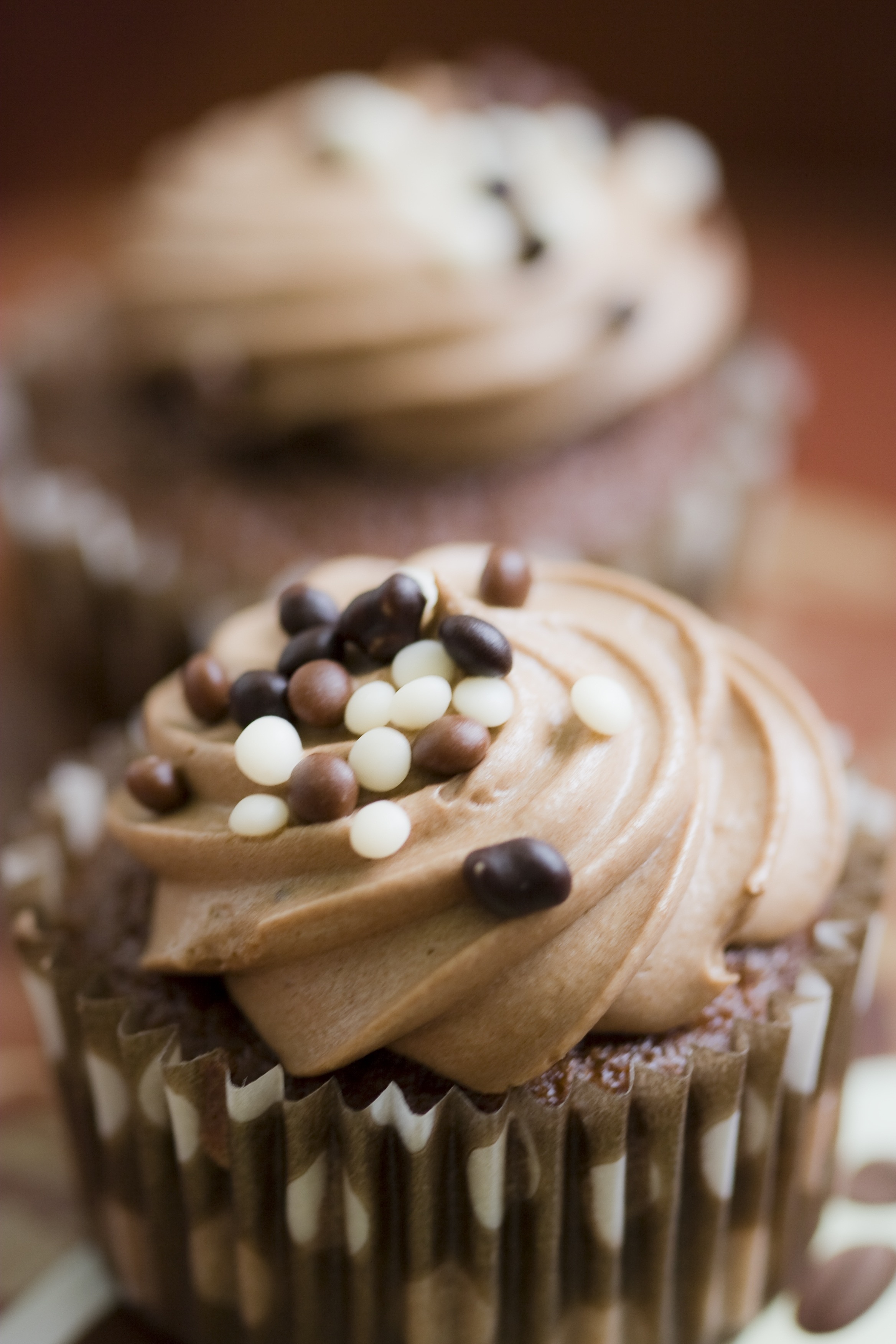 brown cupcake
