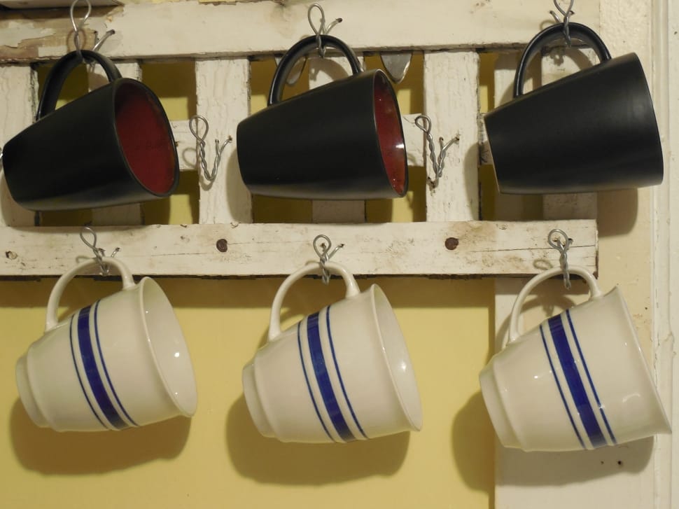 6 ceramic mugs preview