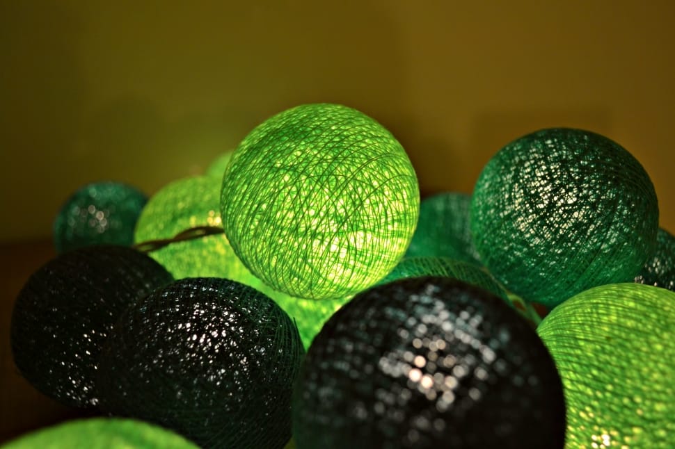 green and black decor preview