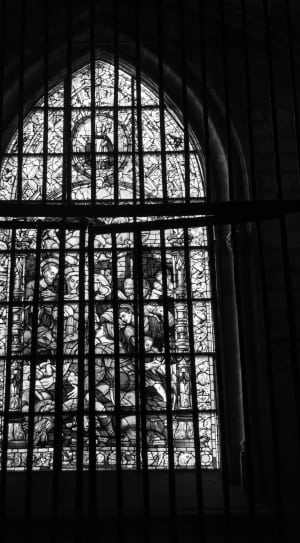 gray and white stained glass window thumbnail