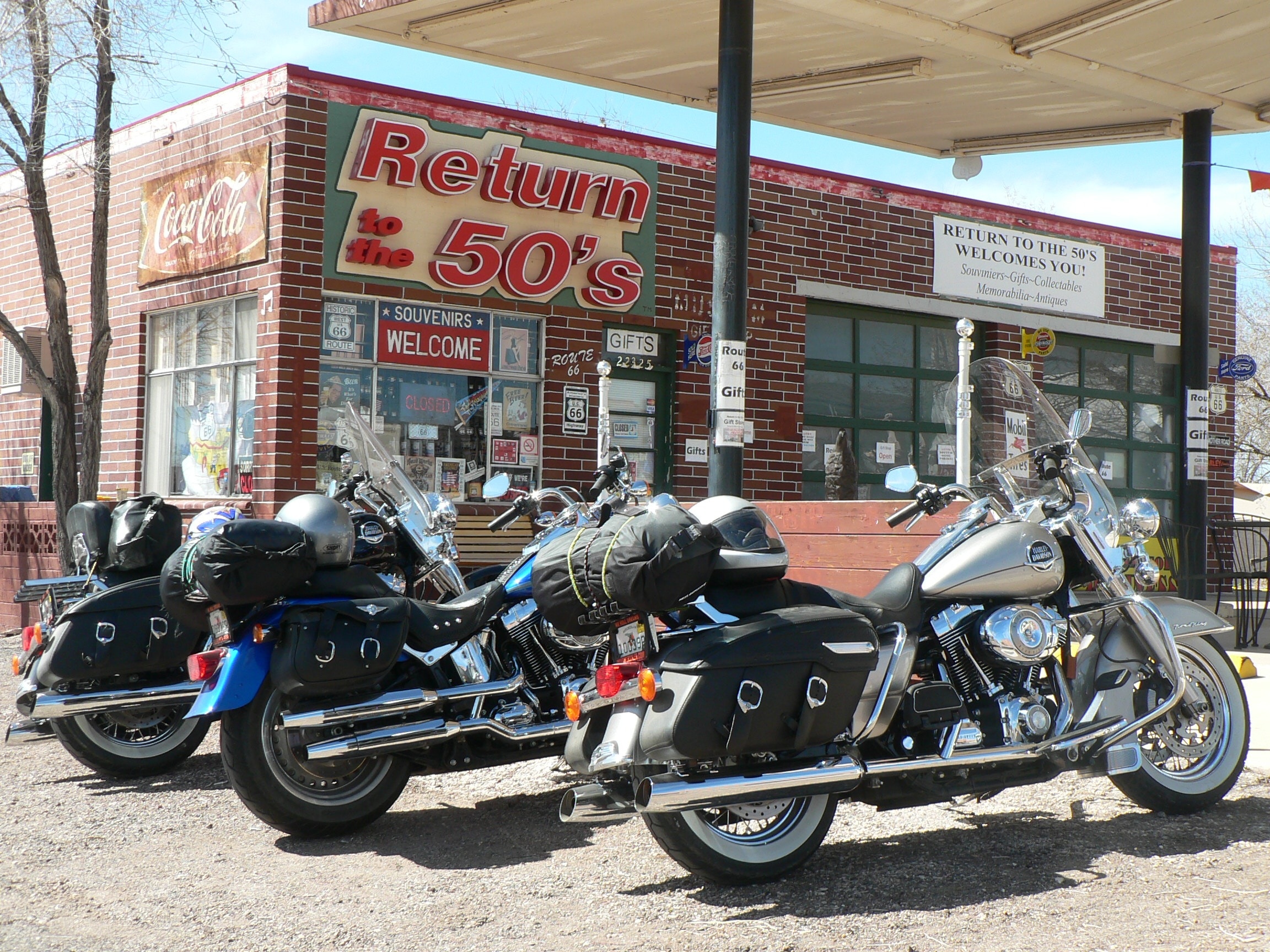 3 assorted touring motorcycle