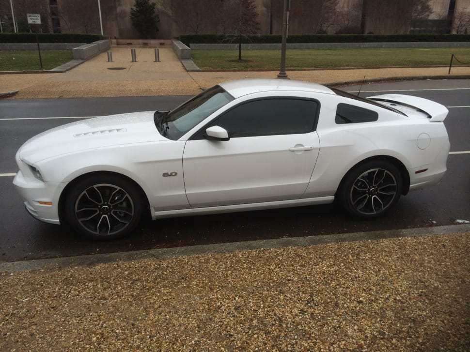 white ford mustang gt preview