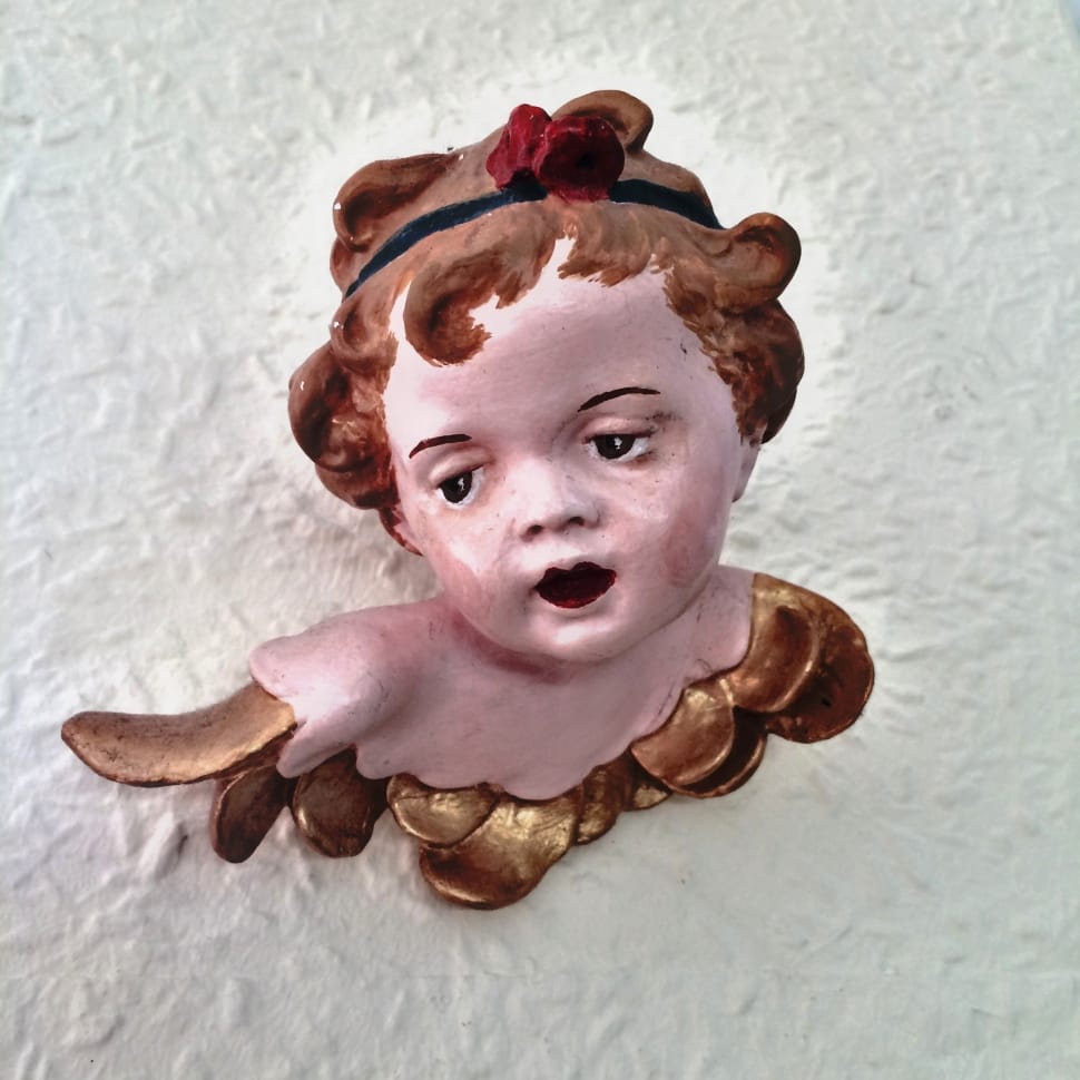 child ceramic head bust preview
