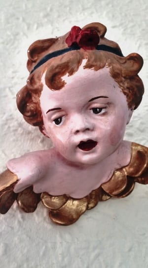 child ceramic head bust thumbnail