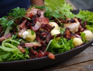 Meal Salad, Bacon, Salad, Lettuce, Food, food and drink, food thumbnail