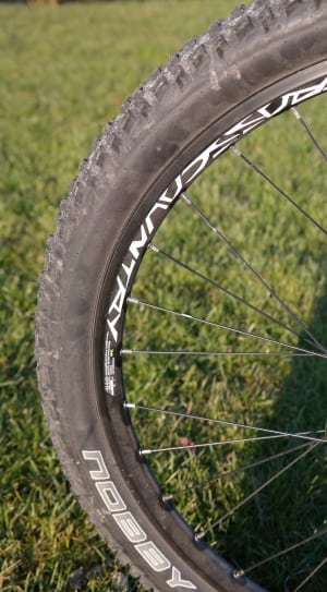 bicycle rim with tire thumbnail