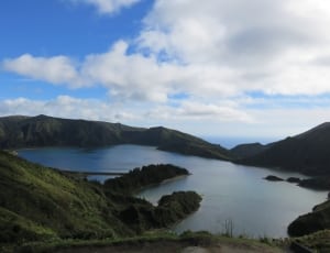 Lake, Volcano, Crater, Mountain, scenics, lake thumbnail