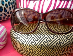 brown framed sunglasses thumbnail