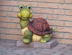 green ceramic turtle dragon statue thumbnail