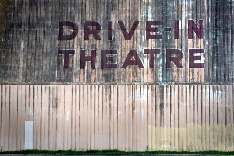 drive-in theatre signage preview