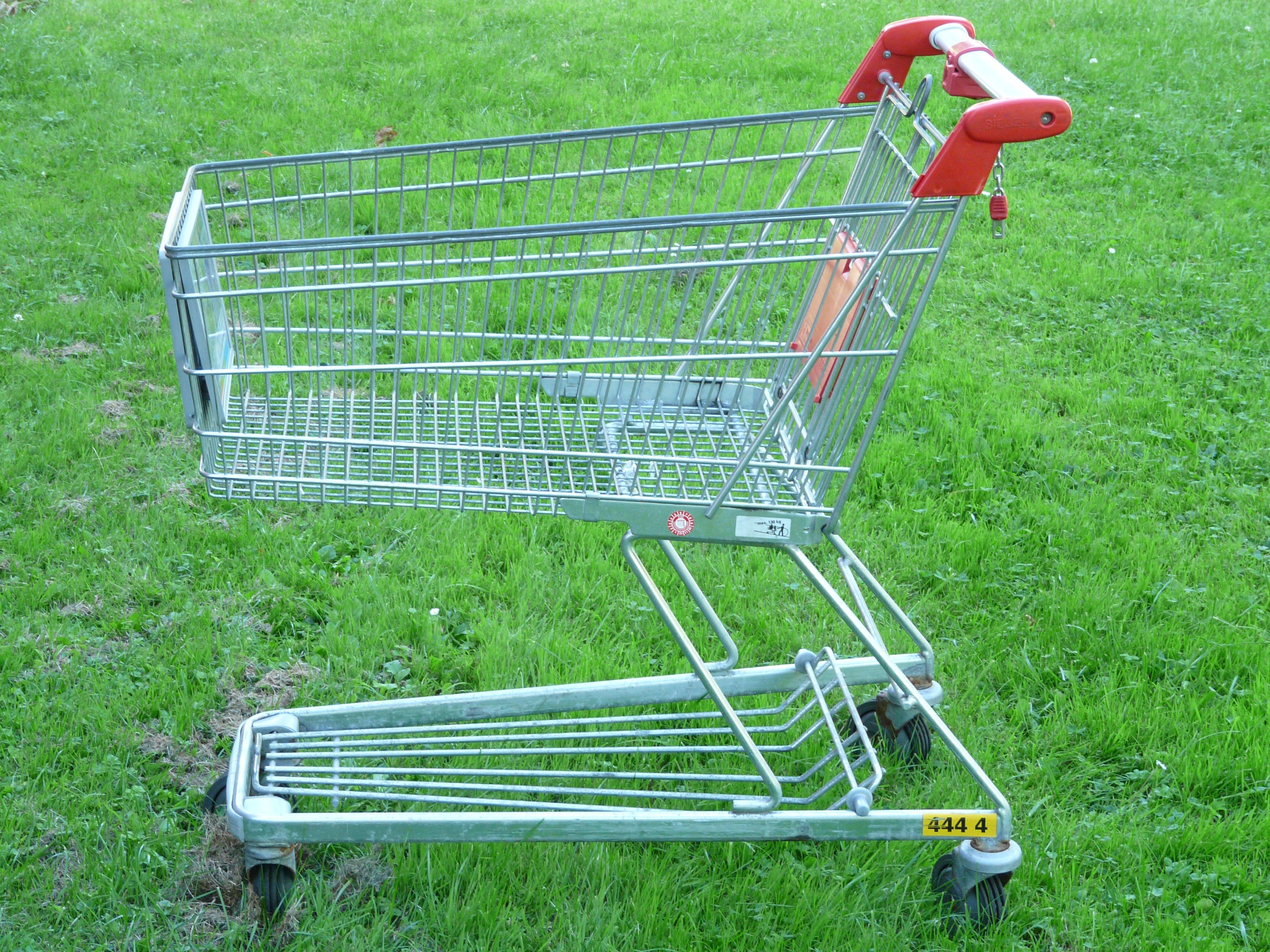 silver store shopping cart