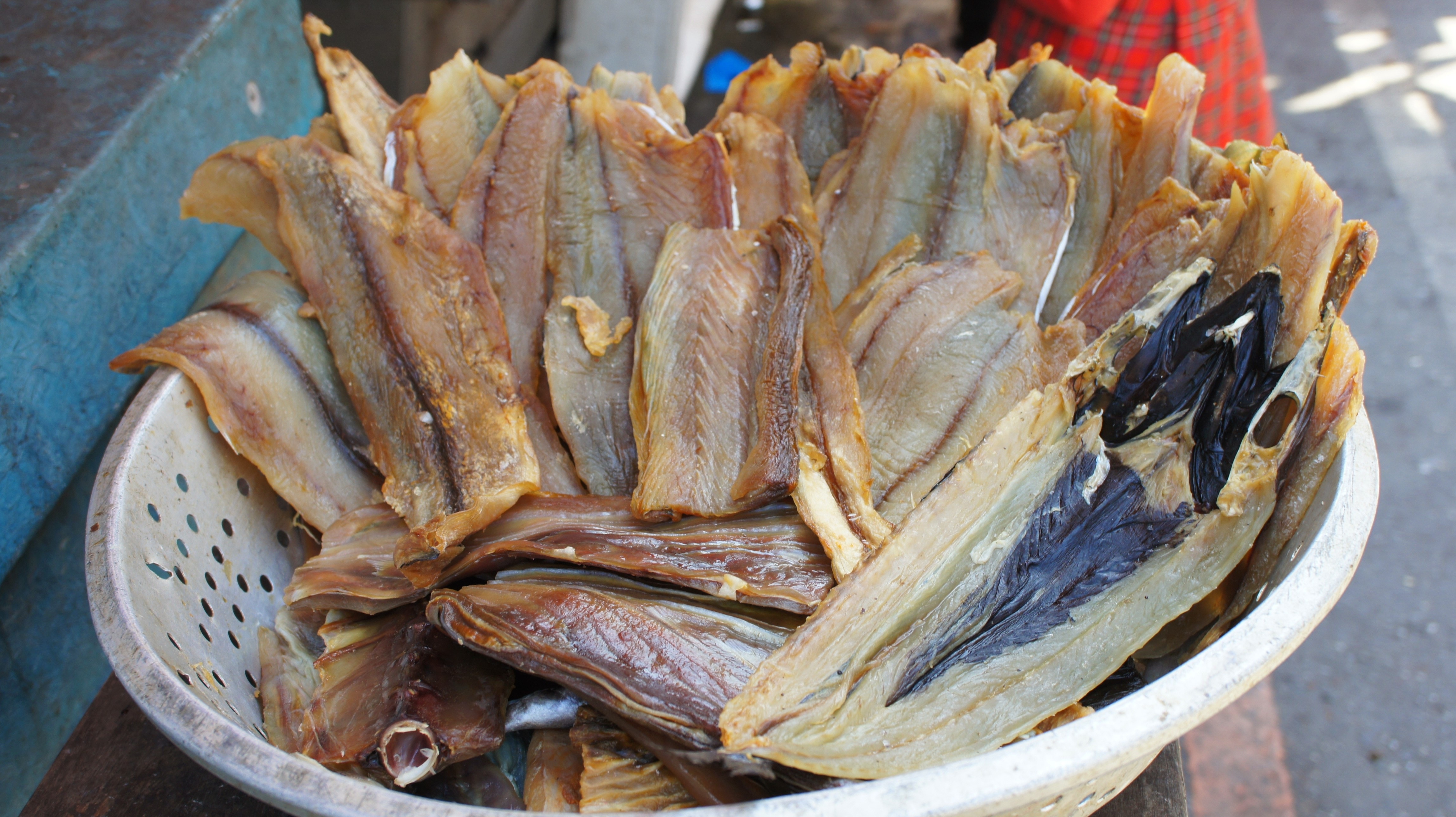 bundle of dried fish