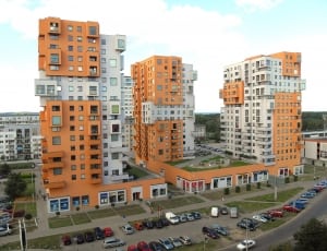 white and orange multi storey building thumbnail
