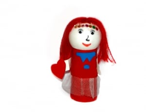 red white tube doll decor thumbnail