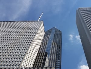three concrete high-rise buildings thumbnail
