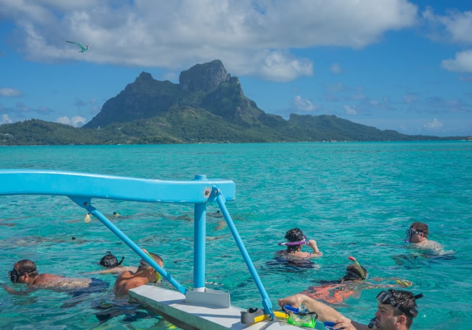 Bora Bora, French Polynesia, Ocean, water, mountain preview