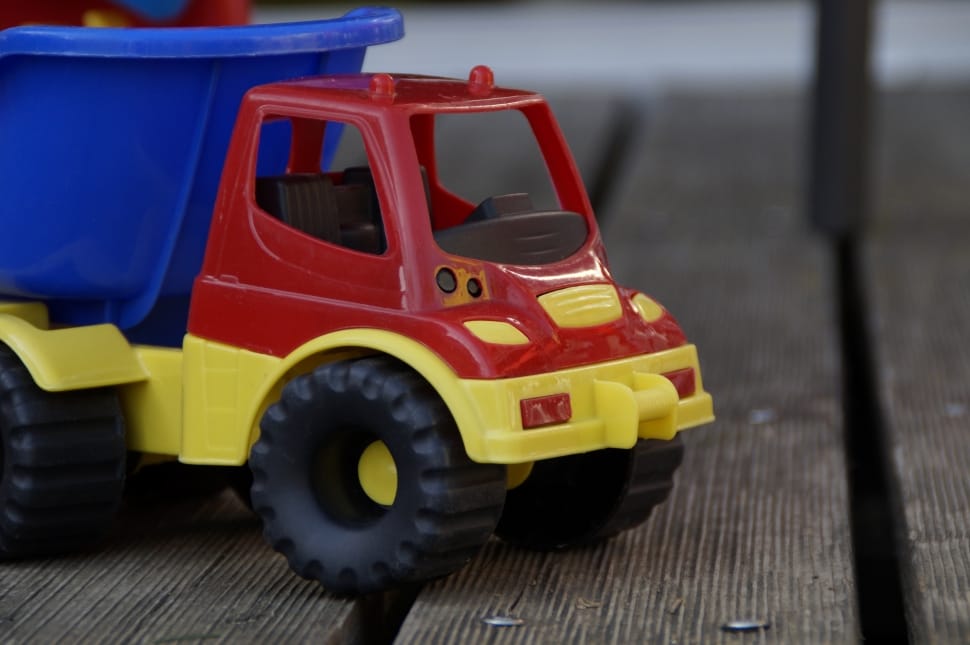 red blue and yellow toy preview