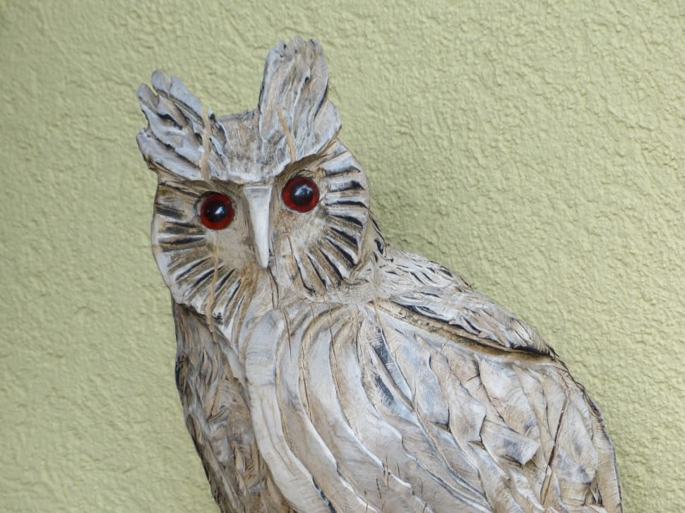 white wooden owl wall decor preview