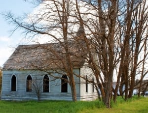 gray and brown wooden chapel thumbnail