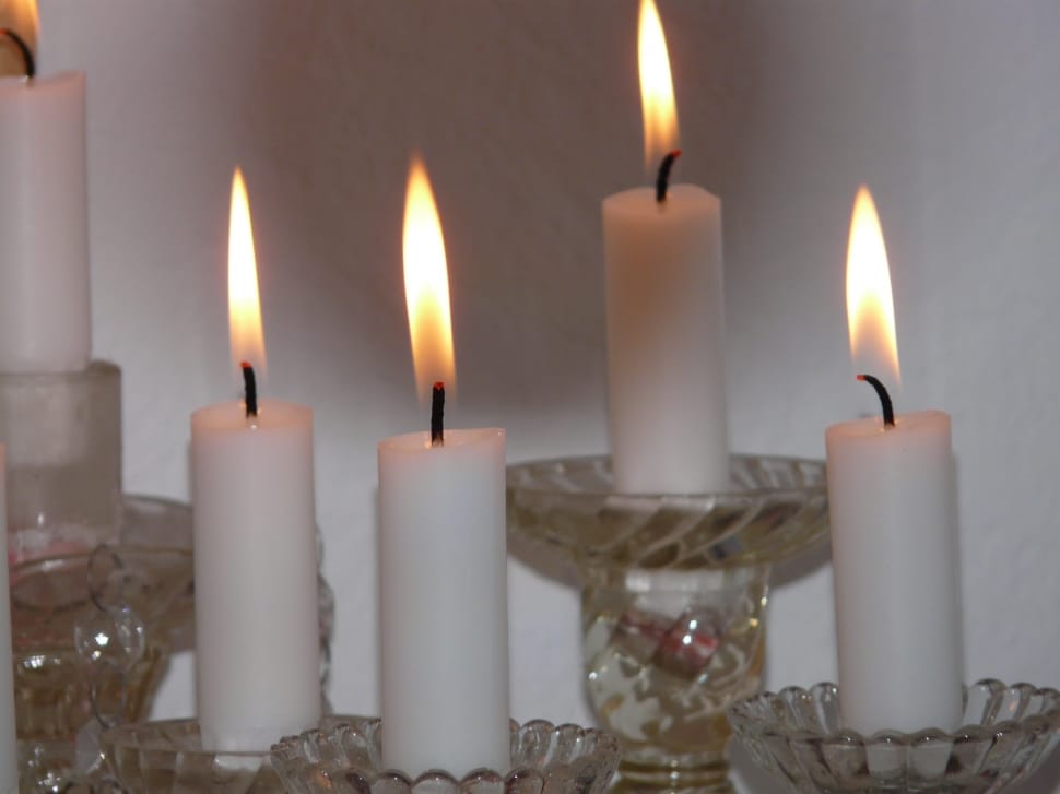 5 pillar candles preview
