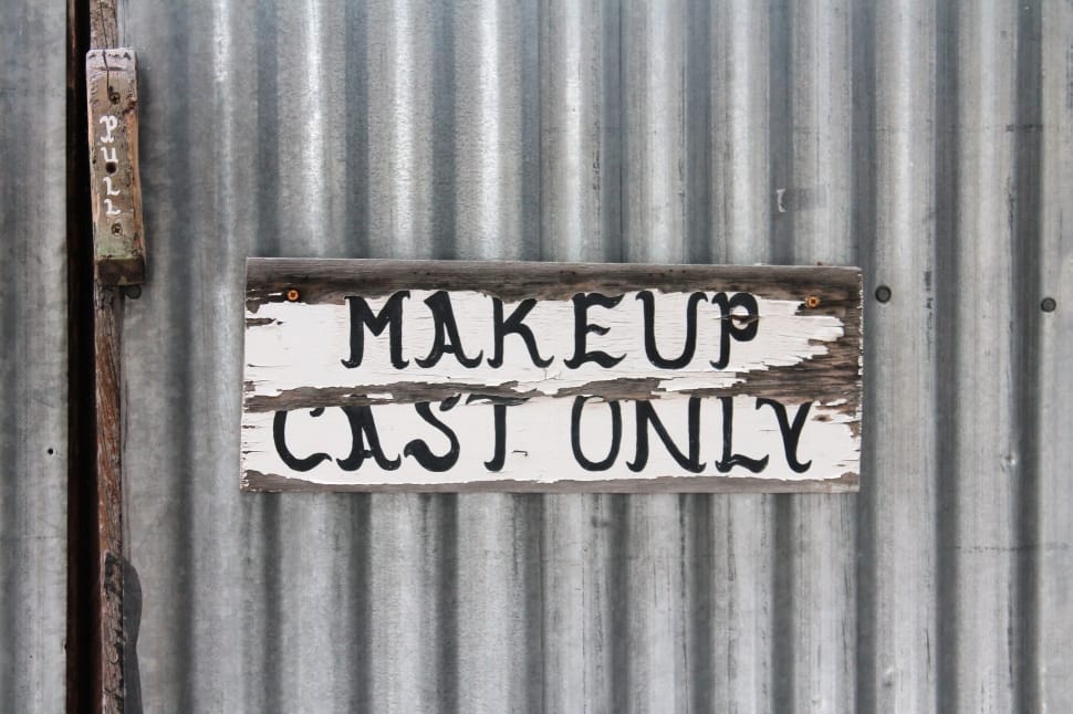 make up cast only wall signage preview