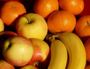 apple, orange and banana fruit thumbnail