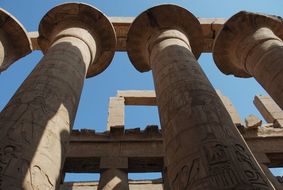 brown egyptian pillar preview
