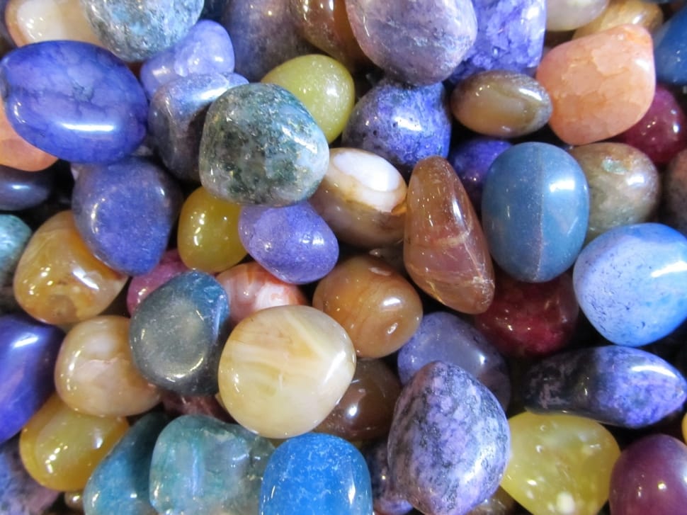 brown blue yellow stones preview