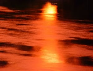 sunset reflection on the ocean thumbnail