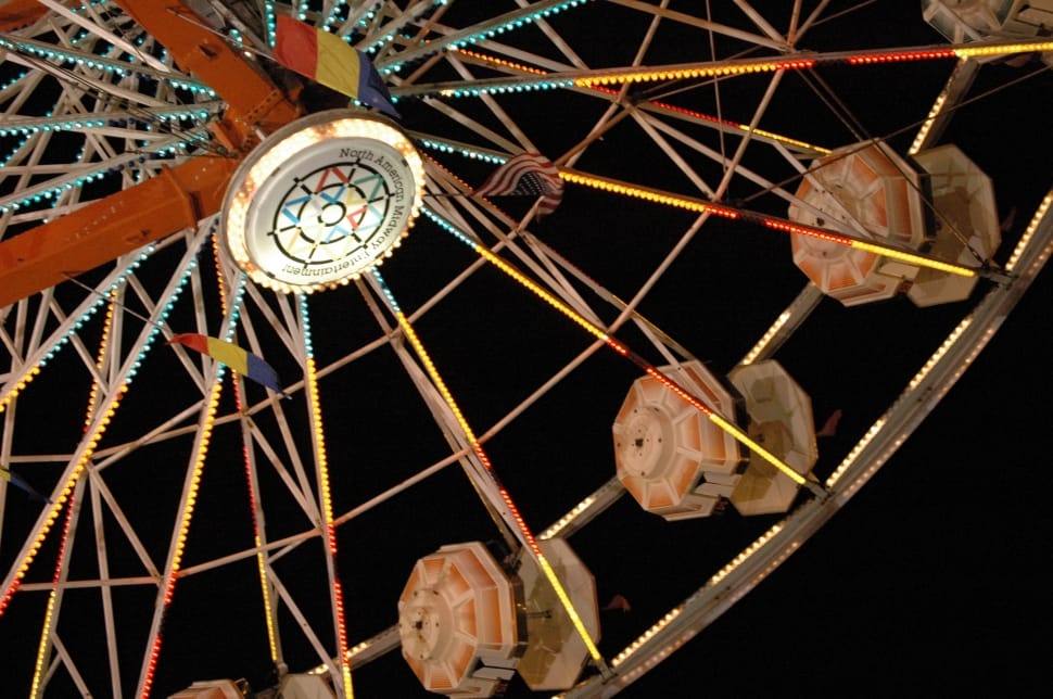 yellow and brown Ferris-wheel preview