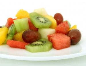 kiwi, watermelon, grapes, and pineapple fruit cubes thumbnail