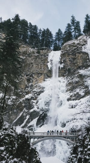 photo of frozen waterfalls thumbnail