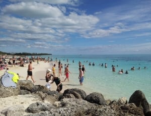 Bahamas, Beach, Rocks, Ocean, Tropical, sea, beach thumbnail
