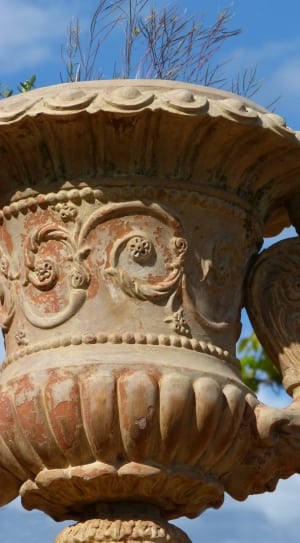 brown ceramic vase thumbnail
