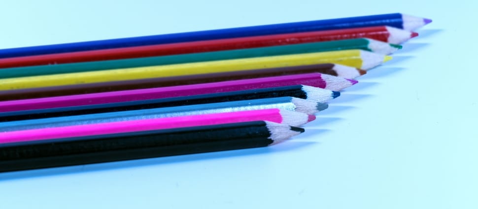 multi-colored pencils lot preview