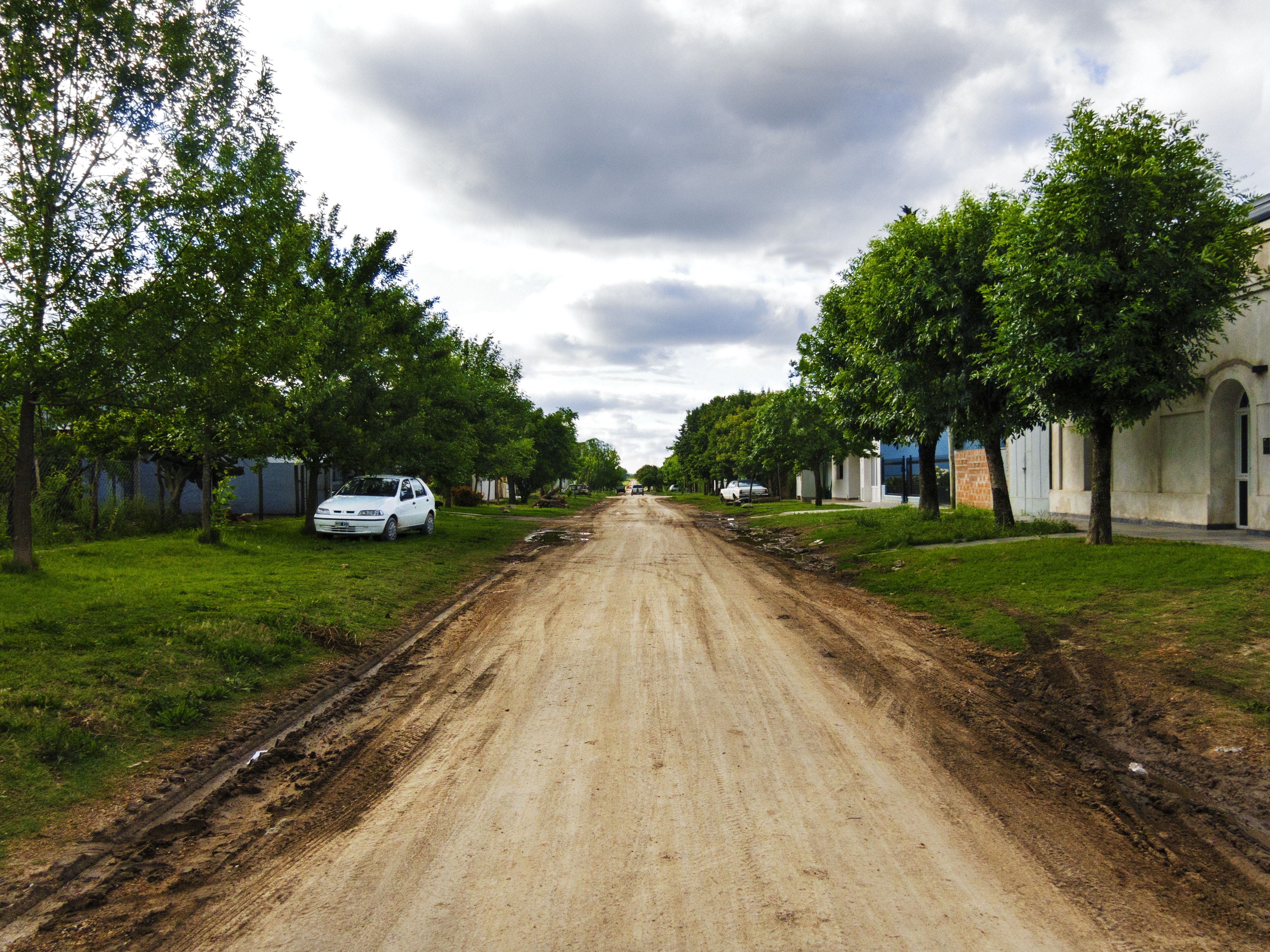 Path, Street, Autumn, Moisture, cloud - sky, transportation