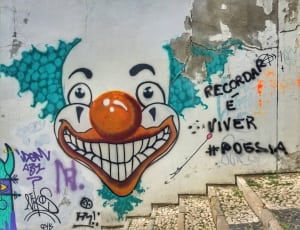 clown wall graffiti thumbnail