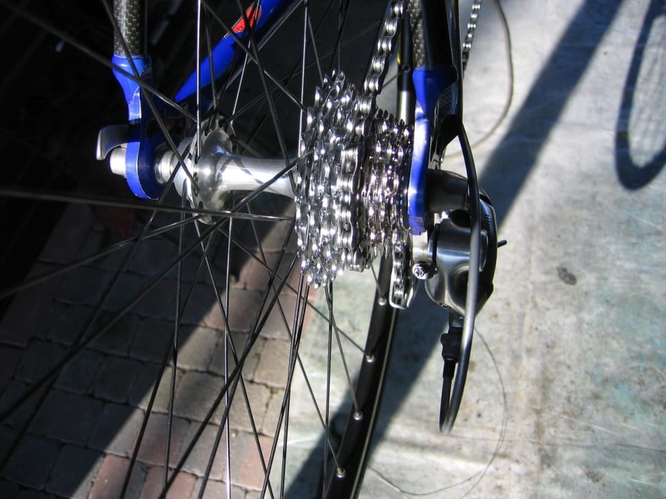 blue and grey mountain bike preview