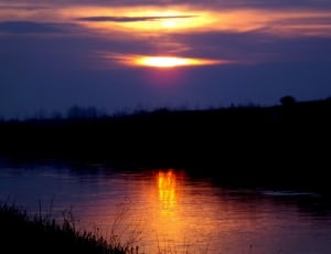 river at sunset thumbnail