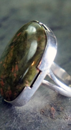 silver onyx ring thumbnail