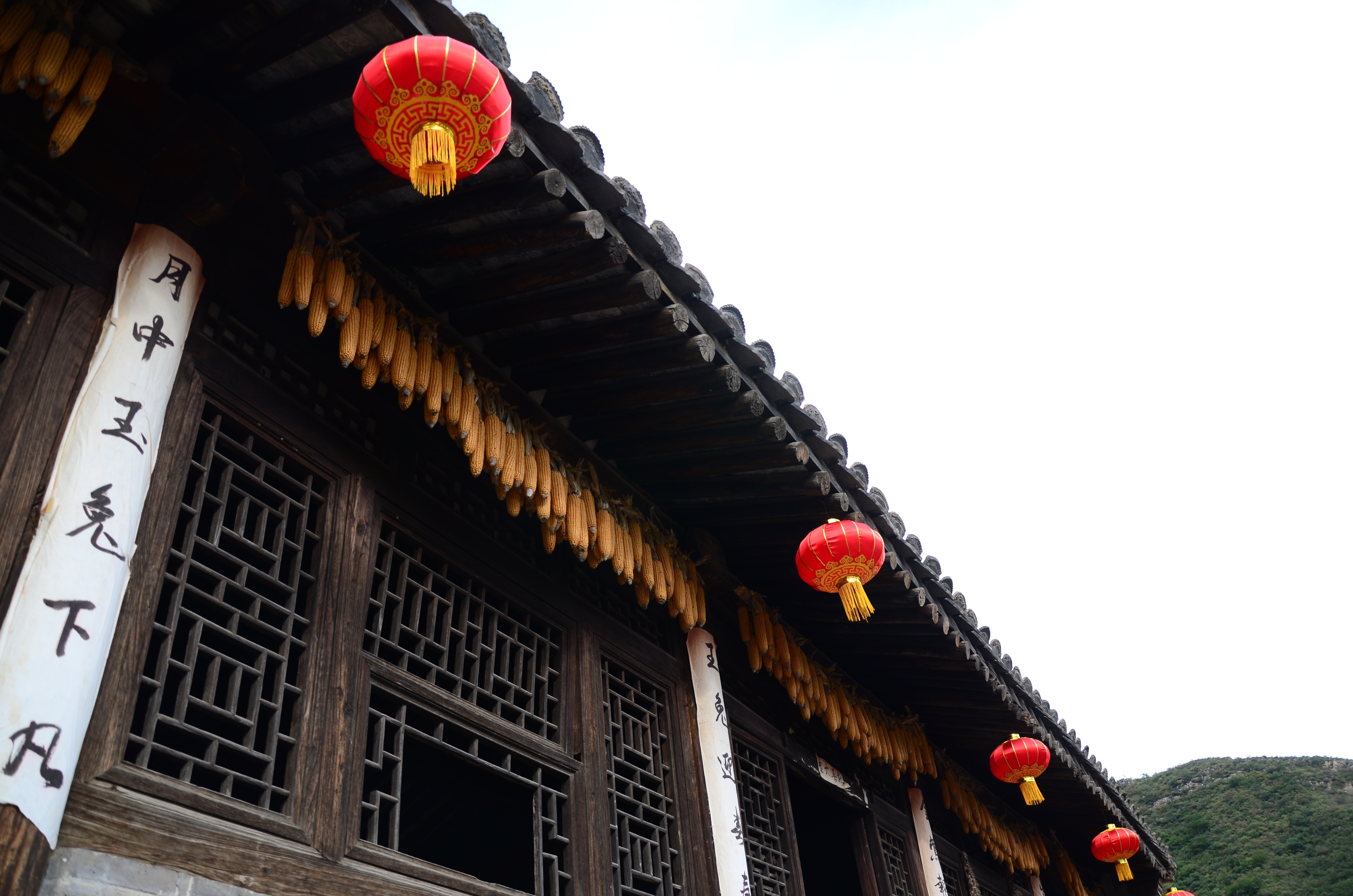 red chinese lanterns