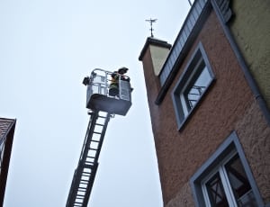 black and white fireman ladder thumbnail