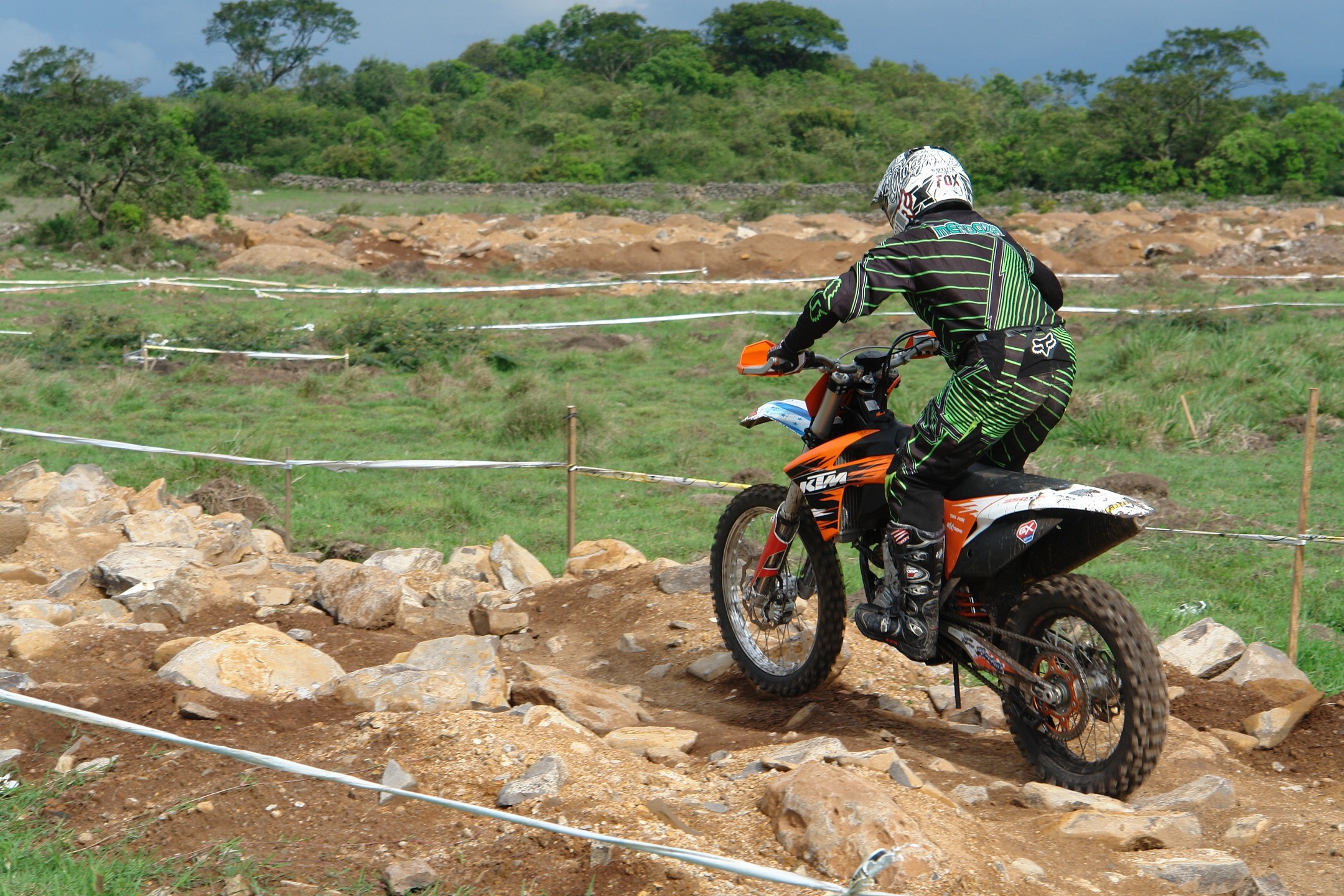 orange and black motocross dirt bike