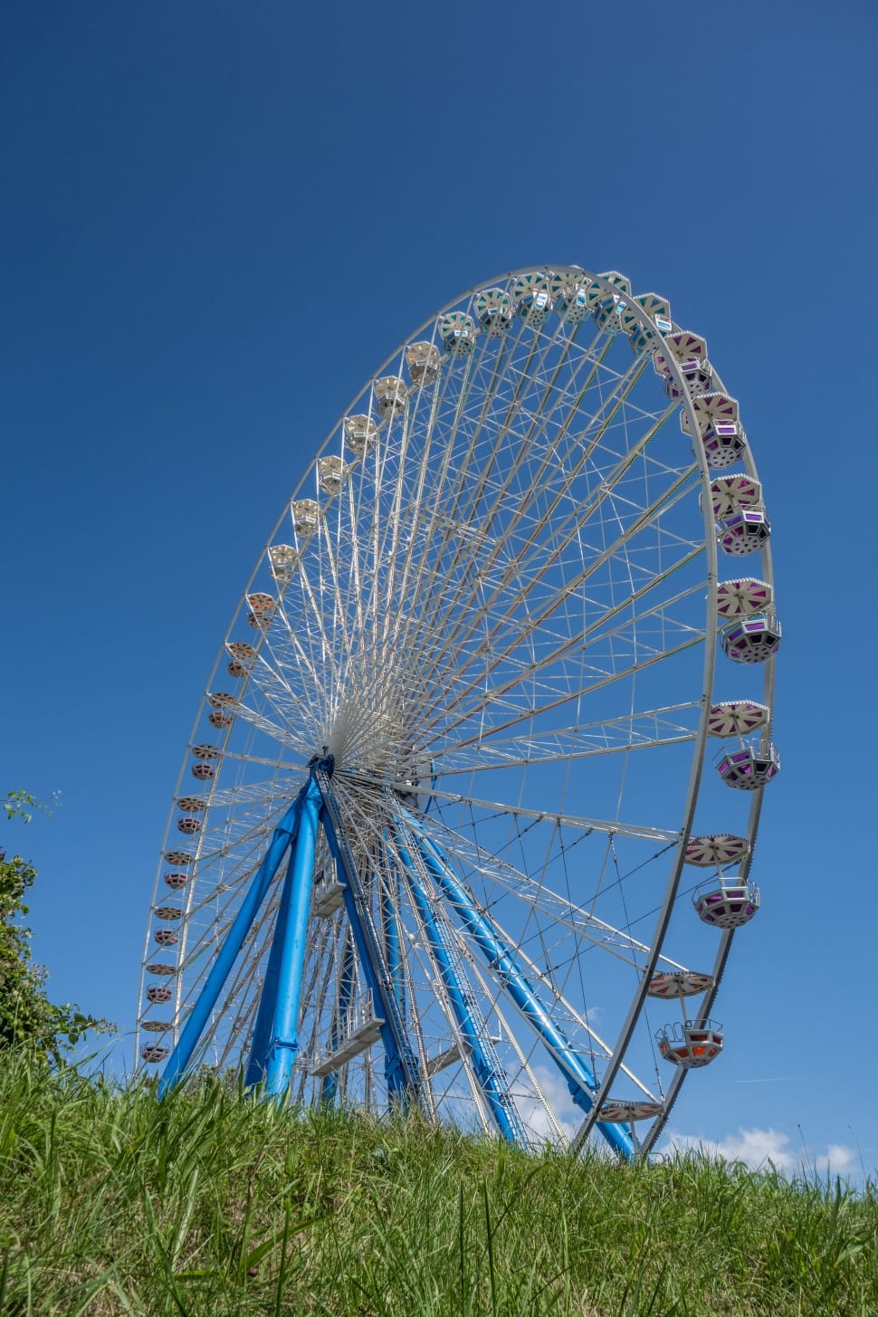 blue and gray steel ferris wheel preview